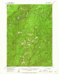 Marial Oregon Historical topographic map, 1:62500 scale, 15 X 15 Minute, Year 1954