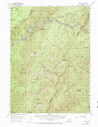 Marial Oregon Historical topographic map, 1:62500 scale, 15 X 15 Minute, Year 1954