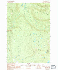 Marion Forks Oregon Historical topographic map, 1:24000 scale, 7.5 X 7.5 Minute, Year 1988