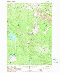 Marion Lake Oregon Historical topographic map, 1:24000 scale, 7.5 X 7.5 Minute, Year 1988