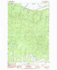 Marshland Oregon Historical topographic map, 1:24000 scale, 7.5 X 7.5 Minute, Year 1985