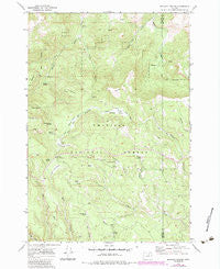 Matlock Prairie Oregon Historical topographic map, 1:24000 scale, 7.5 X 7.5 Minute, Year 1969