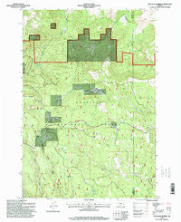 Matlock Prairie Oregon Historical topographic map, 1:24000 scale, 7.5 X 7.5 Minute, Year 1995