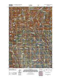 Matlock Prairie Oregon Historical topographic map, 1:24000 scale, 7.5 X 7.5 Minute, Year 2011