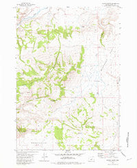 Maupin Butte Oregon Historical topographic map, 1:24000 scale, 7.5 X 7.5 Minute, Year 1981