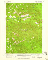 Mc Kenzie Bridge Oregon Historical topographic map, 1:62500 scale, 15 X 15 Minute, Year 1955