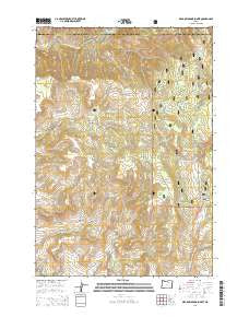 Meadow Brook Summit Oregon Current topographic map, 1:24000 scale, 7.5 X 7.5 Minute, Year 2014
