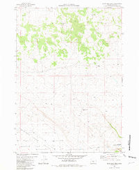 Mean Rock Well Oregon Historical topographic map, 1:24000 scale, 7.5 X 7.5 Minute, Year 1981