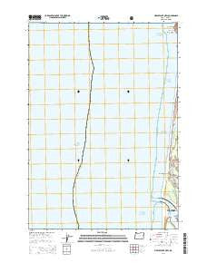 Mercer Lake OE W Oregon Current topographic map, 1:24000 scale, 7.5 X 7.5 Minute, Year 2014