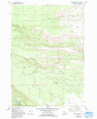 Metolius Bench Oregon Historical topographic map, 1:24000 scale, 7.5 X 7.5 Minute, Year 1962