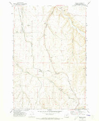 Mikkalo Oregon Historical topographic map, 1:24000 scale, 7.5 X 7.5 Minute, Year 1970