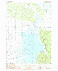 Military Crossing Oregon Historical topographic map, 1:24000 scale, 7.5 X 7.5 Minute, Year 1988