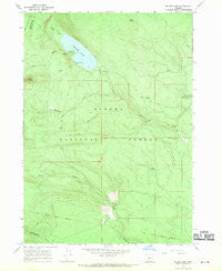 Miller Lake Oregon Historical topographic map, 1:24000 scale, 7.5 X 7.5 Minute, Year 1967