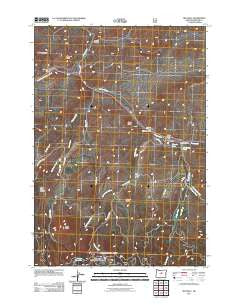 Mitchell Oregon Historical topographic map, 1:24000 scale, 7.5 X 7.5 Minute, Year 2011