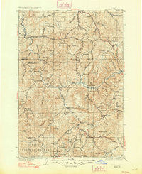 Mitchell Oregon Historical topographic map, 1:125000 scale, 30 X 30 Minute, Year 1926