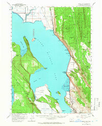 Modoc Point Oregon Historical topographic map, 1:62500 scale, 15 X 15 Minute, Year 1957