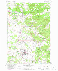 Molalla Oregon Historical topographic map, 1:24000 scale, 7.5 X 7.5 Minute, Year 1954