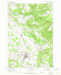 Molalla Oregon Historical topographic map, 1:24000 scale, 7.5 X 7.5 Minute, Year 1954