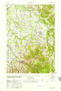 Molalla Oregon Historical topographic map, 1:62500 scale, 15 X 15 Minute, Year 1939