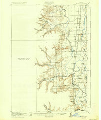 Monroe Oregon Historical topographic map, 1:62500 scale, 15 X 15 Minute, Year 1922