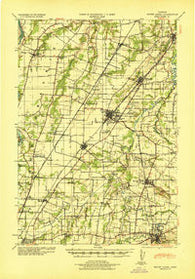 Mount Angel Oregon Historical topographic map, 1:62500 scale, 15 X 15 Minute, Year 1940