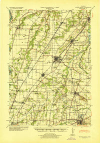 Mount Angel Oregon Historical topographic map, 1:62500 scale, 15 X 15 Minute, Year 1940