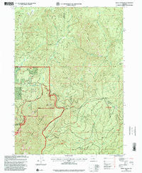 Mount Bolivar Oregon Historical topographic map, 1:24000 scale, 7.5 X 7.5 Minute, Year 1998