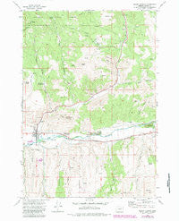 Mount Vernon Oregon Historical topographic map, 1:24000 scale, 7.5 X 7.5 Minute, Year 1972