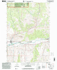 Mount Vernon Oregon Historical topographic map, 1:24000 scale, 7.5 X 7.5 Minute, Year 1998