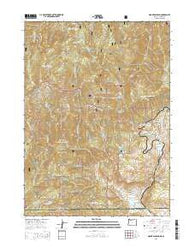 Mount Ashland Oregon Current topographic map, 1:24000 scale, 7.5 X 7.5 Minute, Year 2014