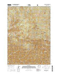 Mount Butler Oregon Current topographic map, 1:24000 scale, 7.5 X 7.5 Minute, Year 2014
