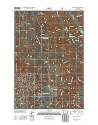 Mount Fanny Oregon Historical topographic map, 1:24000 scale, 7.5 X 7.5 Minute, Year 2011