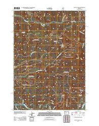 Mount Hagan Oregon Historical topographic map, 1:24000 scale, 7.5 X 7.5 Minute, Year 2011