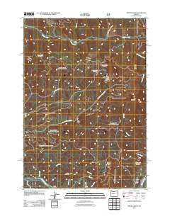 Mount Hagan Oregon Historical topographic map, 1:24000 scale, 7.5 X 7.5 Minute, Year 2011