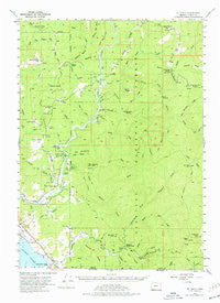 Mt. Emily Oregon Historical topographic map, 1:62500 scale, 15 X 15 Minute, Year 1954