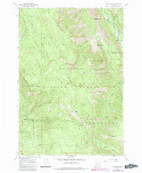 Mt. Fanny Oregon Historical topographic map, 1:24000 scale, 7.5 X 7.5 Minute, Year 1965