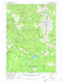 Mt. Jefferson Oregon Historical topographic map, 1:62500 scale, 15 X 15 Minute, Year 1961