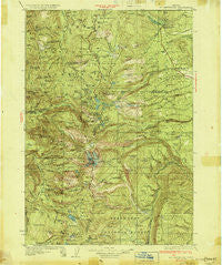 Mt. Jefferson Oregon Historical topographic map, 1:125000 scale, 30 X 30 Minute, Year 1930
