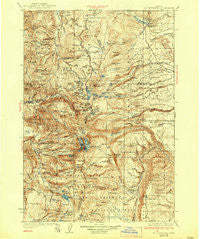 Mt. Jefferson Oregon Historical topographic map, 1:125000 scale, 30 X 30 Minute, Year 1930