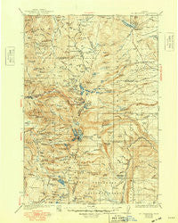 Mt. Jefferson Oregon Historical topographic map, 1:125000 scale, 30 X 30 Minute, Year 1930