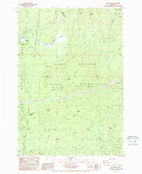Mt. Wilson Oregon Historical topographic map, 1:24000 scale, 7.5 X 7.5 Minute, Year 1985