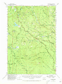 Mt. Wilson Oregon Historical topographic map, 1:62500 scale, 15 X 15 Minute, Year 1956
