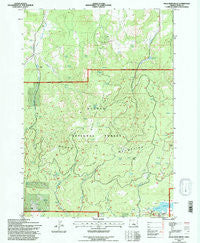 Mule Deer Ridge Oregon Historical topographic map, 1:24000 scale, 7.5 X 7.5 Minute, Year 1992
