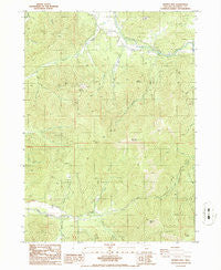 Murphy Mtn Oregon Historical topographic map, 1:24000 scale, 7.5 X 7.5 Minute, Year 1986