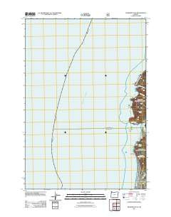 Neskowin OE W Oregon Historical topographic map, 1:24000 scale, 7.5 X 7.5 Minute, Year 2011