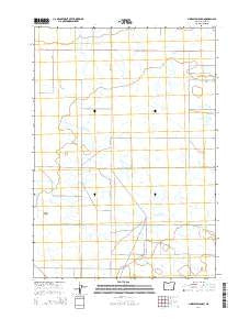 Ninemile Slough Oregon Current topographic map, 1:24000 scale, 7.5 X 7.5 Minute, Year 2014