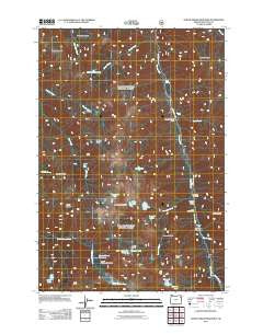 North Minam Meadows Oregon Historical topographic map, 1:24000 scale, 7.5 X 7.5 Minute, Year 2011