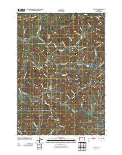 Nortons Oregon Historical topographic map, 1:24000 scale, 7.5 X 7.5 Minute, Year 2011