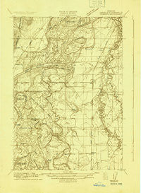 Oakville Oregon Historical topographic map, 1:31680 scale, 7.5 X 7.5 Minute, Year 1913