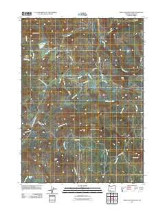 Obenchain Mountain Oregon Historical topographic map, 1:24000 scale, 7.5 X 7.5 Minute, Year 2011